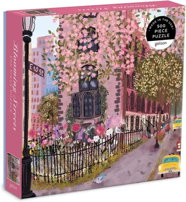 Galison Blooming Streets 500pc Puzzle - NYC Street Art Jigsaw