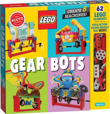 Lego Gear Bots 8 Machines Set