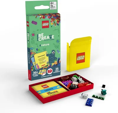 Lego Nature Activity Set - Creative Building Game with Cards & Lego Elements