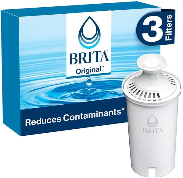 Brita Standard Replacement Filter, Reduces Contaminants while keeping healthy minerals