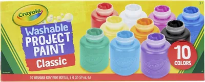 CRAYOLA Washable Paints Assorted Colours Pack of 10 Best Deal