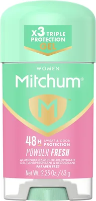 Mitchum Women’s Triple Odor Protection Gel, 48HR, 2.25 oz | Save 14%