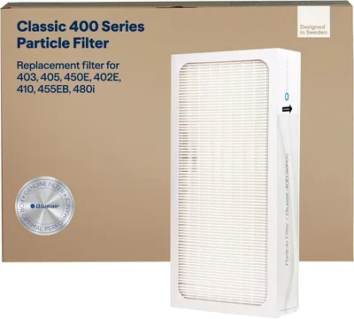 BLUEAIR Classic 400 Series Genuine Particle Replacement Filter; fits Classic 480i, 402, 403, 405, 41