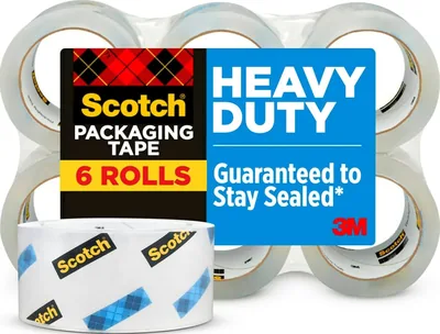 Scotch Heavy Duty Shipping Tape 54.6yd 6 Rolls