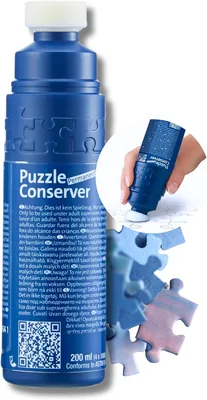 Colle liquide Ravensburger pour puzzles - 200 ml avec applicateur - Coller jusqu'à 4 puzzles de 1000 pièces - Prête à l'emploi - Compatible