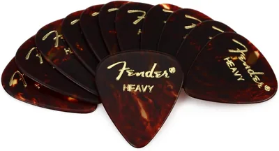 Picks Fender 351 Classique Celluloïde (Tortue) - Paquet de 12 - Meilleures Offres