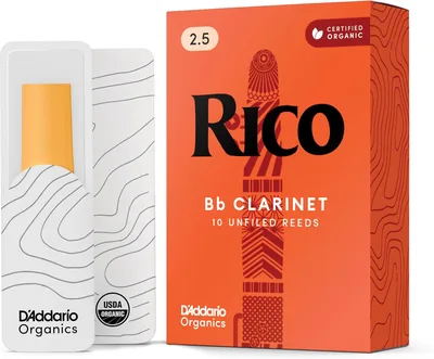Rico Organic Bb Clarinet Reeds - 10 Pack Best Deal