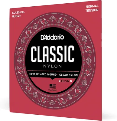 D'Addario Fretted EJ27N Cordes de guitare classique nylon pour étudiants - 7% de réduction