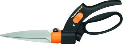 Fiskars Grass Scissors med Servo System, 32 cm, Black/Orange, 5% Off