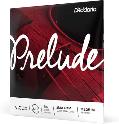 Jeu de cordes D'Addario Prelude pour violon - Échelle 4/4 - Tension moyenne