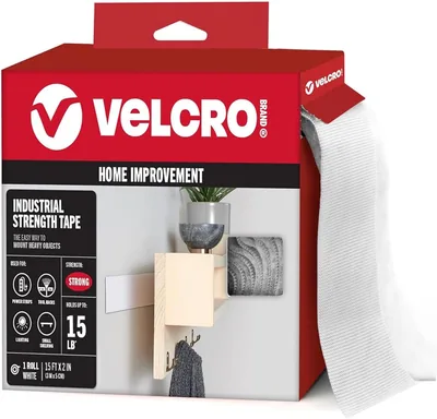 VELCRO 2Inch Wide Tape, White, 15Inch - 33% Off