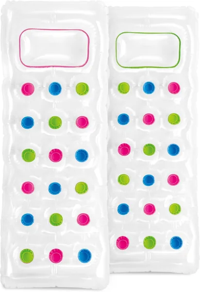 Matelas Intex Transparent avec Poches - Couleur Aléatoire, Meilleures Affaires