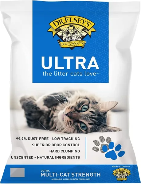 Dr. Elsey's Ultra UnScented Clumping Clay Cat Litter 40 lb.