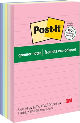 Post-it Greener Notes 4x6 Sweet Sprinkles - 44% Off