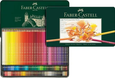 Faber-Castell AG110011 120-Pieces Polychromos Artists' Colour Pencil Tin, 45% Off