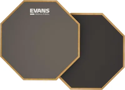 Pad d'entraînement Evans RF6D RealFeel 6 pouces à deux faces - 23% de réduction
