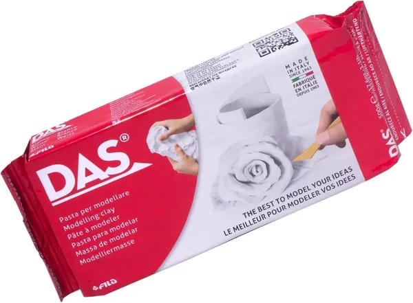 DAS Massa para Modelar Branco 500g - 16% de Desconto