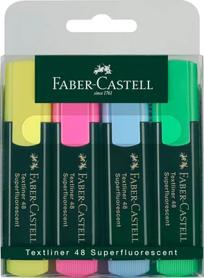 Faber-Castell Classic Highlighter Wallet Of 4