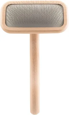 Chris Christensen Dog Brush Mark II Small Slicker Brush, Stainless Steel Pins, Lightweight Beech - Best Deal
