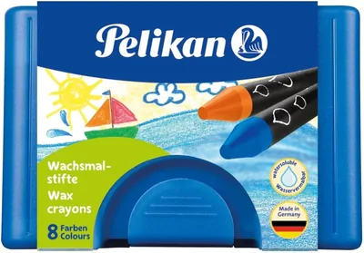 Pelikan 722959 Wachsmalstifte wasserlöslich, 8 Stück - 32% Rabatt