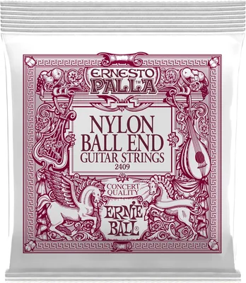 Ernie Ball Ernesto Palla - Corde de guitare classique en nylon avec pointe en boule, noir et or (12% de réduction)