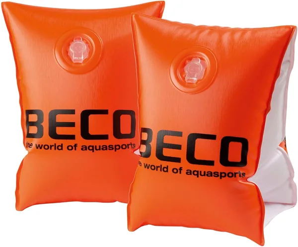 Beco 9703 Schwimmarmbänder mit Doppelkammer-System, Schwimmhilfe für Kinder von 2 bis 6 Jahren, 15-30 kg, Orange, TÜV geprüft - 14% Rabatt