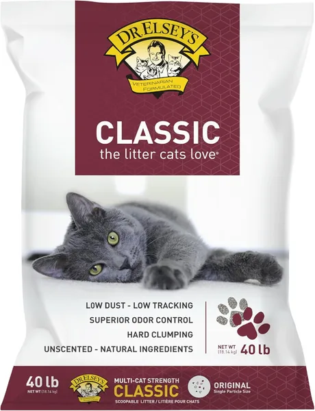 Dr. Elsey\u2019s High Clumping Litter Classic Unscented 18 Kg