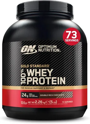 Optimum Nutrition Gold Standard Whey Protein Powder 2.26kg Double Rich Chocolate