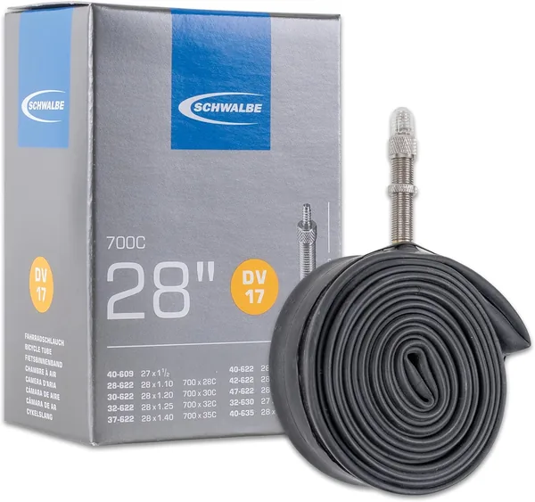 Schwalbe Fietsband 700C DV17 Slang, Zwart, 28 inch - Beste Deal