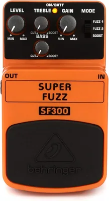 Pedale de distorsion pour guitare Behringer SF300 Orange - Meilleur Prix
