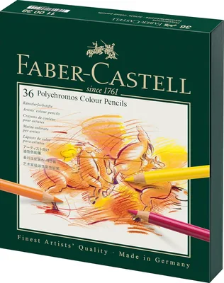 Faber-Castell AG110038 36-Piece Polychromos Artists' Colour Pencils - 57% Off