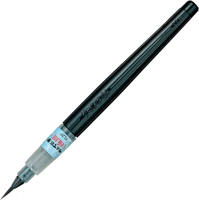 ペンテル ブラシペン XFL2F 極細 黒 40×230×15(mm) 49%オフ