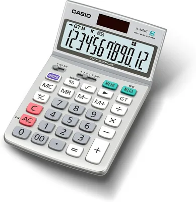 カシオ エコマーク認定 コンプライアンス計算機 JF-120GT-N 12桁 簡単入力