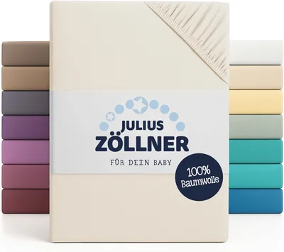 Julius Zöllner Fittes Laken für Kinderbetten, Einzelpackung - 24% Rabatt