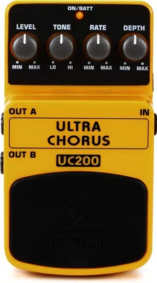 Behringer Ultra Chorus UC200 Pedal - Yellow