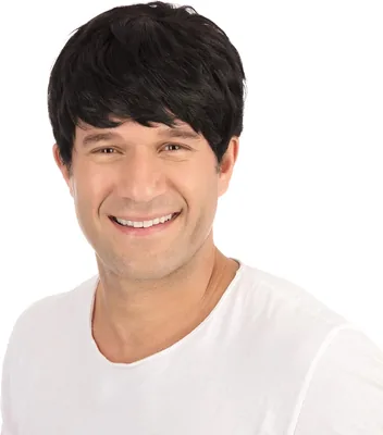 Bristol Short Black Wig - 1970s Party Accessory