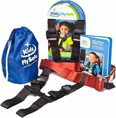 CARES Airplane Safety Harness Blue/Black