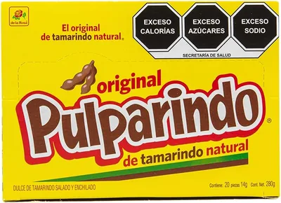 De La Rosa Pulparindo Original 14 g 20 uds. | Barritas de tamarindo natural