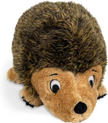 Outward Hound Hedgehogz Plush Dog Toy XL - Soft Realistic Fur, Rolling & Chasing