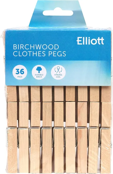 Elliott Hardwood Clothes Pegs