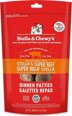 Stella & Chewy’s Freeze Dried Raw Dinner Patties - Super Beef 396g
