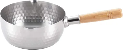 Yoshikawa Yukihira Stainless Steel Cooking Pot, 18cm