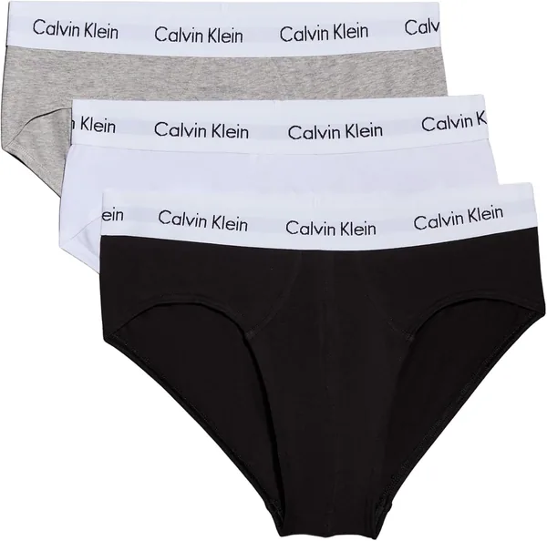 Calvin Klein Cooling Cotton Stretch 3 Pack Shorts, Sconto del 16% - Nero/Bianco/Grigio