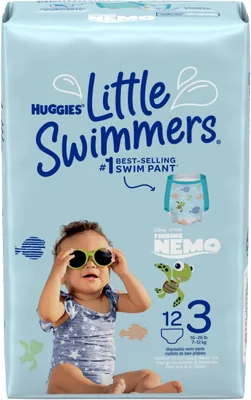Huggies Little Swimmers Calzoncito Desechable para Nadar, Talla Chica Unisex, 12 Unidades - Ahorra un 8%