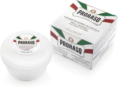 Proraso Shaving Soap Jar Green Tea & Oatmeal 5.2oz