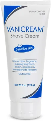 Vanicream Shave Cream, Fragrance Free & Gluten Free, 6 oz | Best Deal