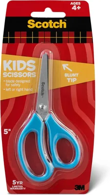 Scotch 5" Blunt Kid Scissors, School & Crafting