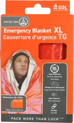 SOL Survive Outdoors Heat Reflective Blanket XL