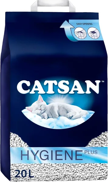 Catsan Hygiene Plus Cat Litter White 20L