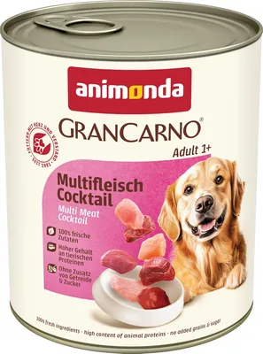 Animonda GranCarno Adult Dog Food, Feuchtfutter für Erwachsene Hunde, Multimahlzeit-Cocktail, 6 x 800 g Best Deal